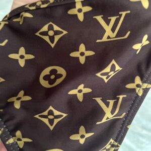 LV print swimming top and bottom